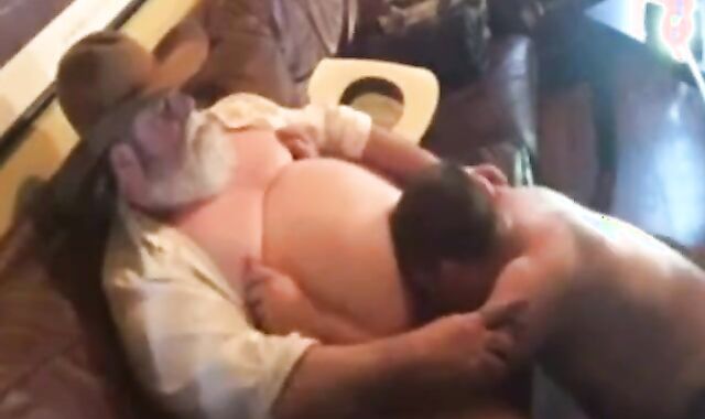 Cowboy Dad Blows Bear