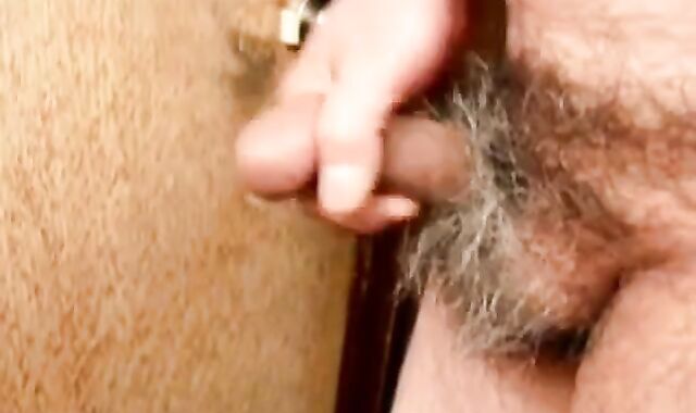 Mature Japanese Man Strokes Small Cock to Orgasm 2