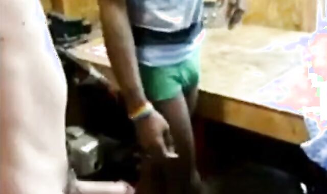 Black and White Amateur Twinks in Interracial Action