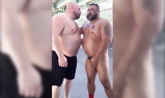 Master Feeds His Hungry Hubby in the Parking Lot