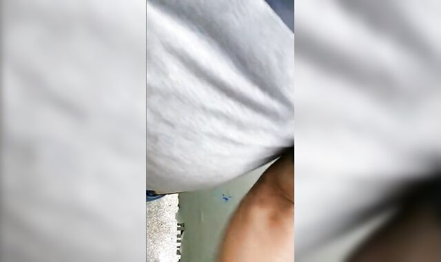 60-Year-Old Rustic Daddy Gives Me a Blowjob in a Public Bathroom