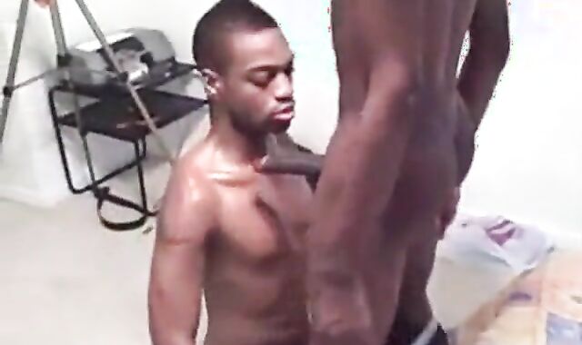 Boyfriends' Intimate Kiss After a Steamy Blowjob Session