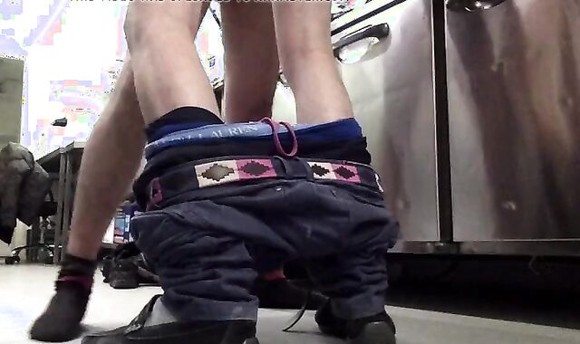 two mouth-watering beefsticks boink Bb In The Kitchin Where One Works As