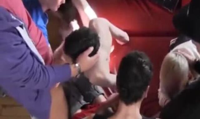 teen Fucktoy gang-nailed By Phat lollipop group.