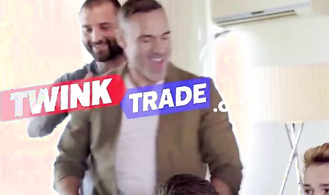 MilitaryDick - pretty Latino twunk Bj's A Bunch Of knobs And Takes them In The butt For Being Late