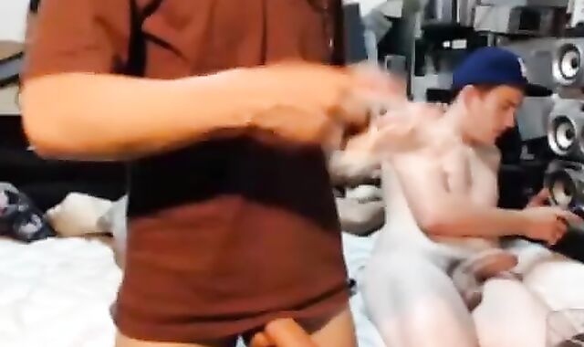 Argentine pumped up lad With ample schlong Spunks In A Crystal Glass