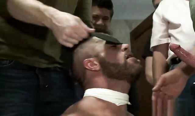 DOMINATING faggot GANGBANGERS