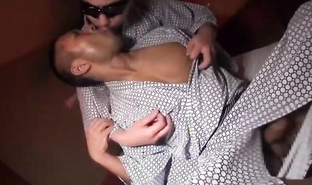 Muscle japanese Otter group torn up Rock-stiff