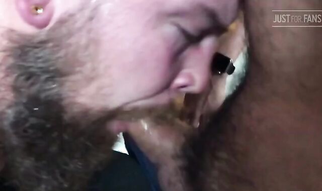 Birthday Mass ejaculation For Hairy man