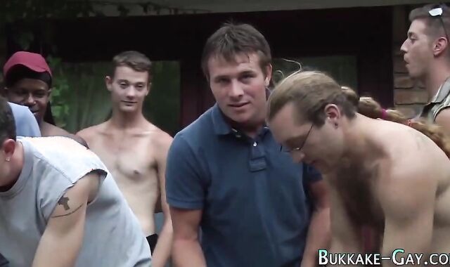 Bi-curious-racial poke Ends With Mass ejaculation