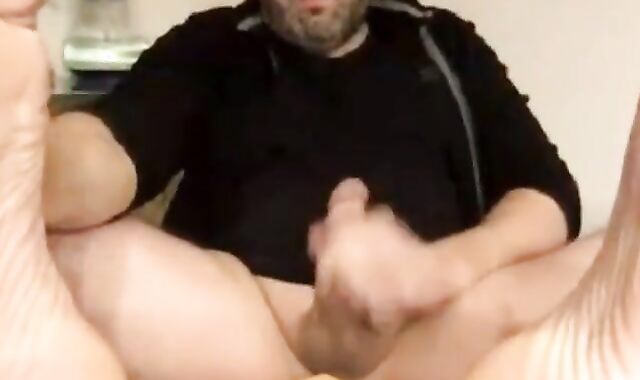 Beefy German Daddy Strokes and Cums on Cam