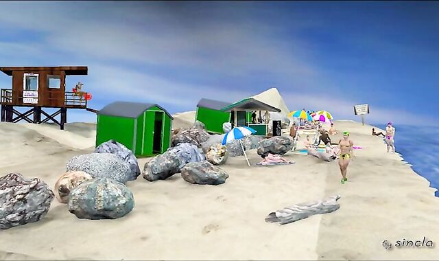 Busy Day At The Beach - Part 1