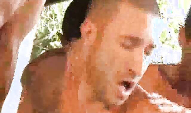 Brasilian group-bang-out