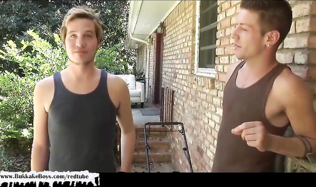 light-haired teenage gets His ass pummeled - Mass ejaculation studs