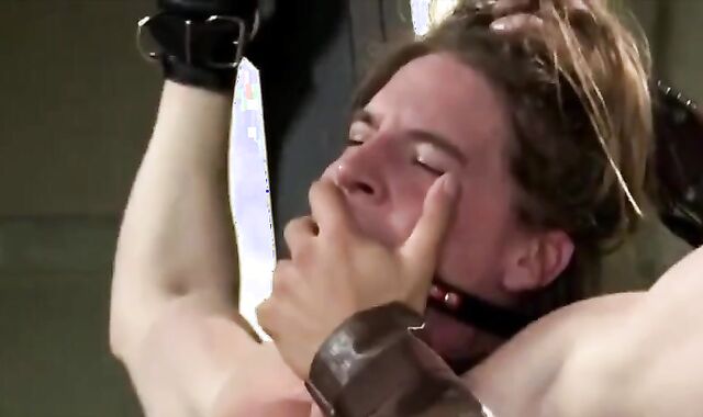 Hairy man dreams whip