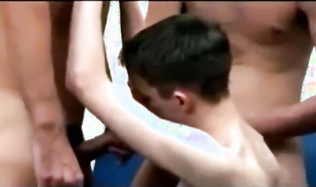 teen gets group-penetrated bare And Bukkaked Daddies