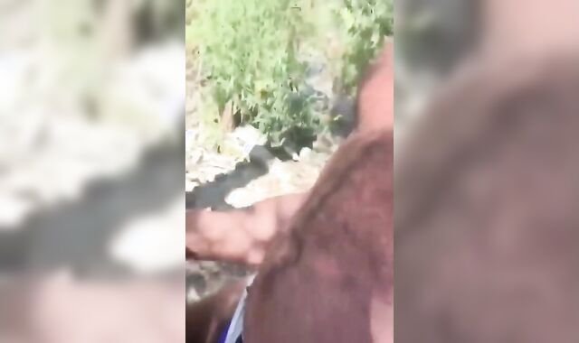 Latin Outdoor Fuck with a Big-Cock Twink