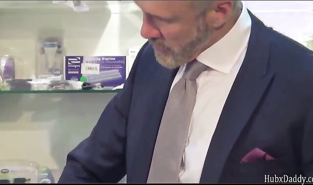 Fella's Romp Transaction At A Convenience Supermarket