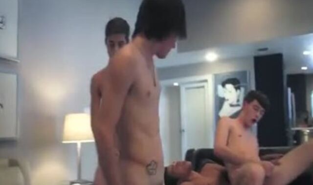 jism-pumps pulverizes super-naughty twunk After Playing Pool trio-way