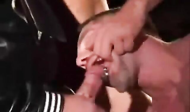 avid Thugs Finger-tickling And engulfing Of Pierced boy-meat