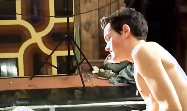 Tough pounding alongside young twunk