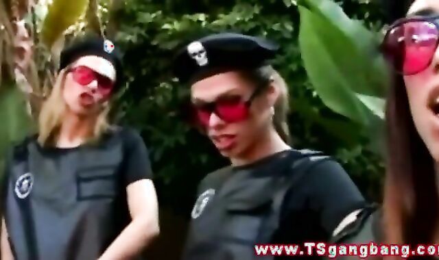 lot Of sheboys acquire Their boners Inhaled