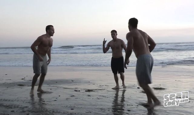 without a love glove Three-way With Randy, Dean & Cory - arse Creep Peek