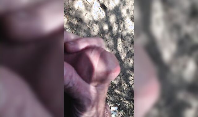 Old Men Wank Young Cock Outdoors