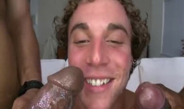 Young needs facial cumshot