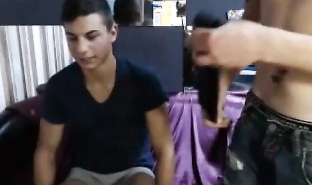 two Super bawdy Romanian Ac/dc males With indecent asses Have fun On webcamera