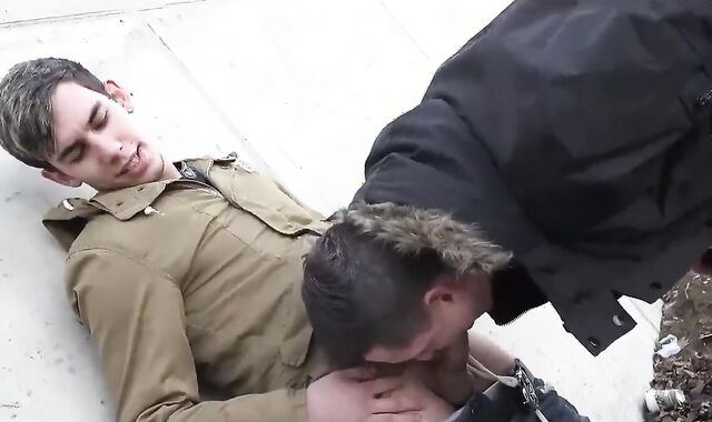 Public twunk gang-fuck