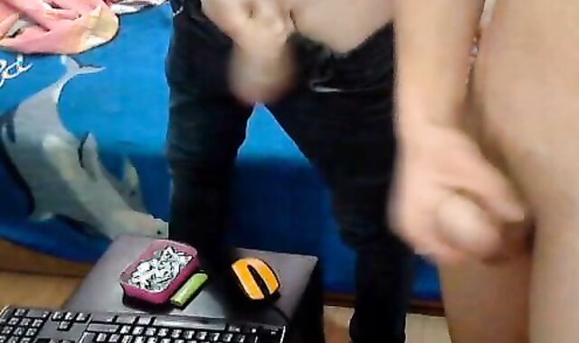two fashionable bi-curious-raunchy Romanian boyz With admirable peckers & tight bums On webcamera.