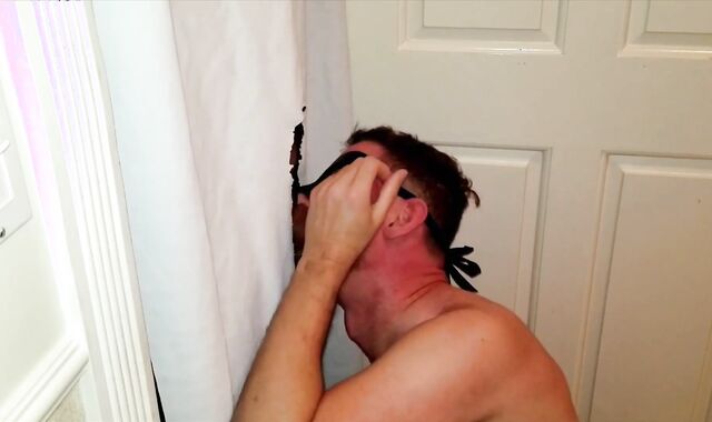 group Of Bodybuilders Stop By My Gloryhole At The Same Time To Feed Me Their Fountains