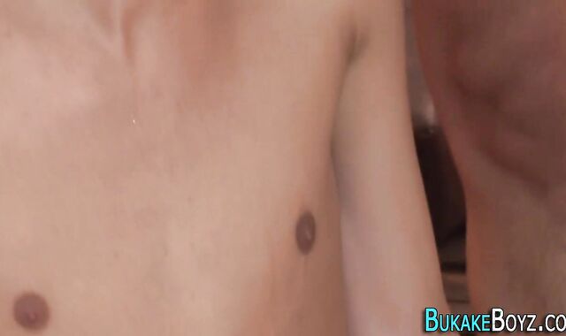 college-senior age teenie Bukkkake Blowbanged