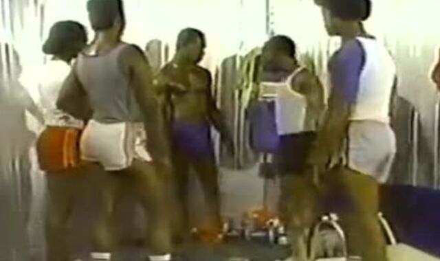 Gym Workout Turns Into BIG BLACK COCK fag fuck-a-thon