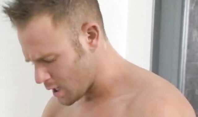 GayRoom - FX Rios stuffs Logan Taylors Elastic a-hole