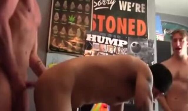 Football ass-fuck poking