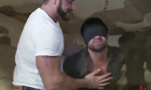 manacled fag bang romped