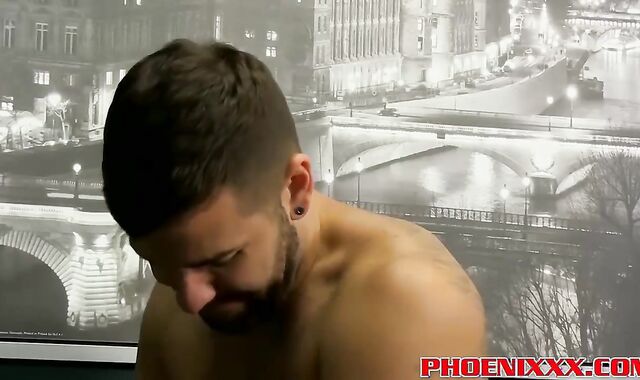 nubile Dustin Cooper Luvs Sitting On Prestons giant cock