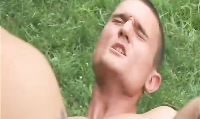 Luscious fag four-way Outdoor pummel