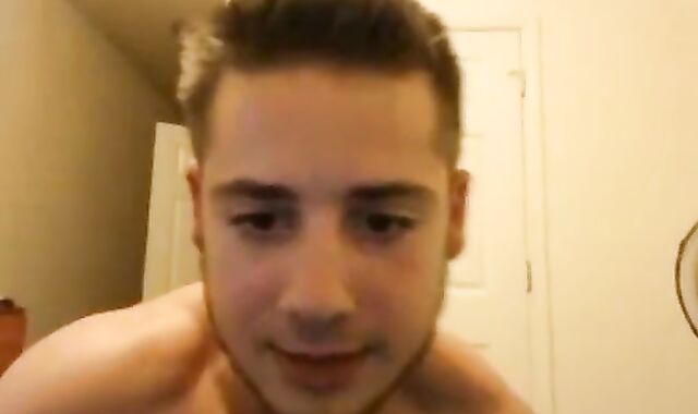 stylish straight college-aged age nubile With large manstick On cam