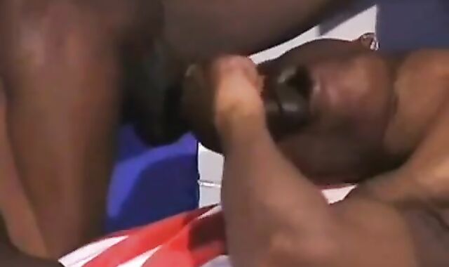 concupiscent ebon group a-fuck-hole plowing