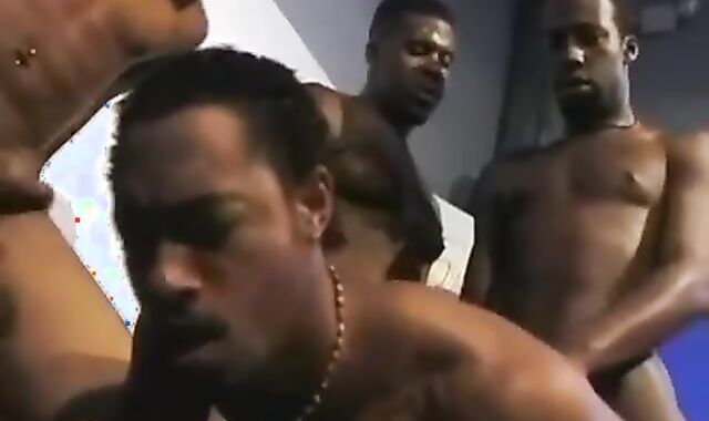 concupiscent ebon group a-fuck-hole plowing