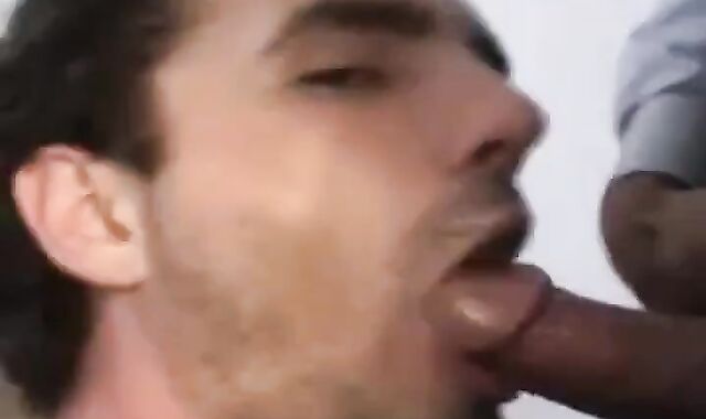 Muscular Hunk Swallows a Creamy Load