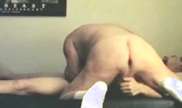 Silver-Bearded Daddy with His Young Cub