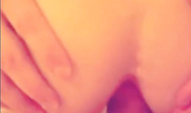 He cums in my ass so good - bareback amateur fuck