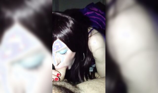 Crossdresser Sucks Me Off