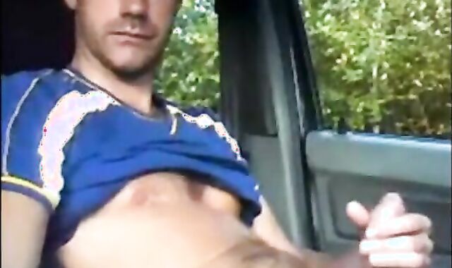 Naked Car Montage, Outdoor Masturbation Solo