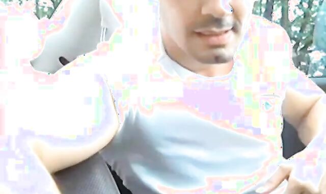 Naked Car Montage, Outdoor Masturbation Solo