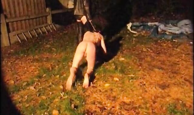 Obedient Soldier: Outdoor BDSM Spanking Session
